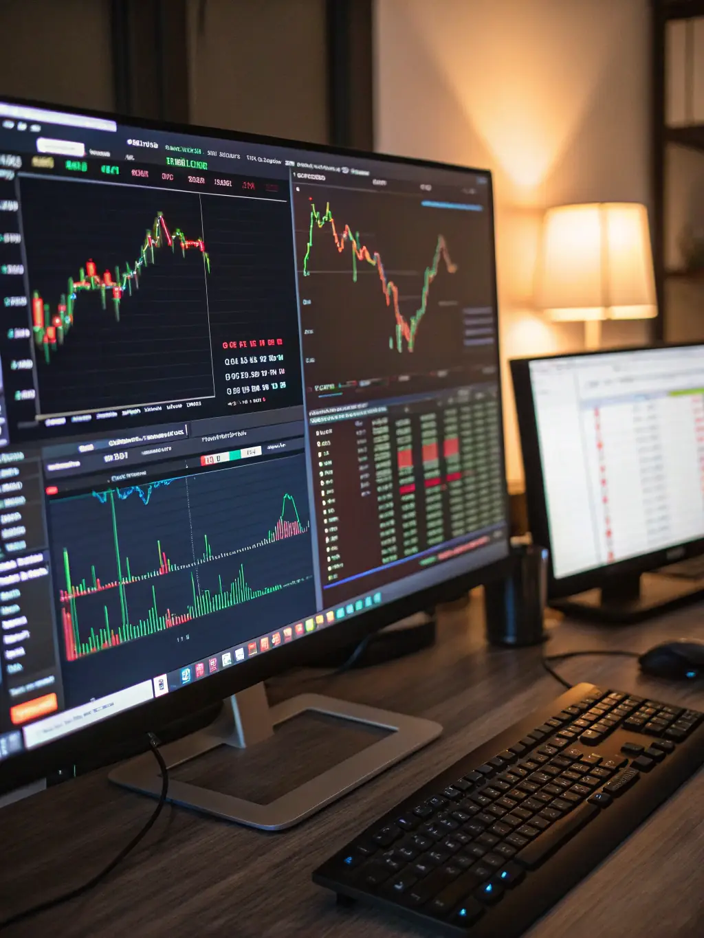 A professional trader setting up a MetaTrader 4 (MT4) platform on their computer, preparing to connect a new prop trading account.